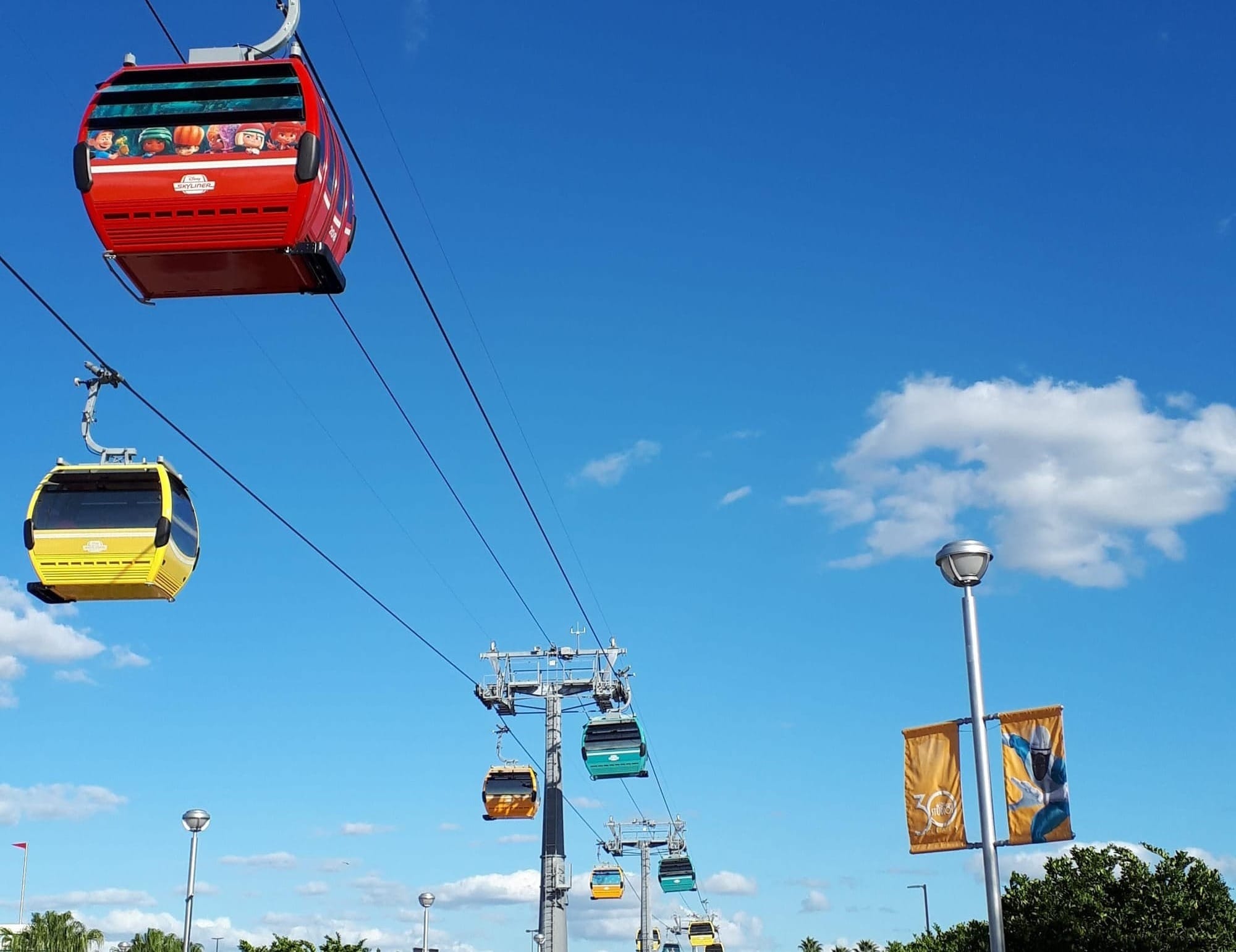 Disney World Skyline gondolas