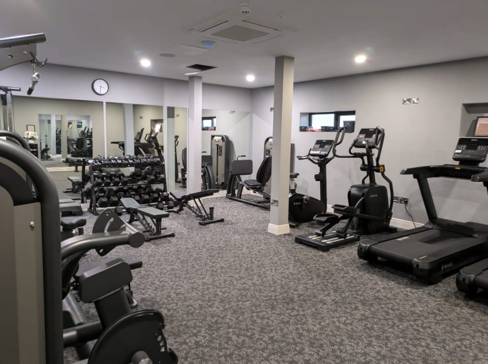 The gym at Ravenport's Lir Spa & Health Club