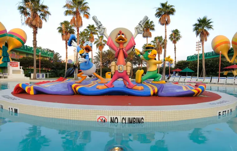 The Calypso pool at All-Star Music at Disney World