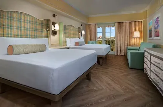 Standard room at Boardwalk Inn resort at Disney World